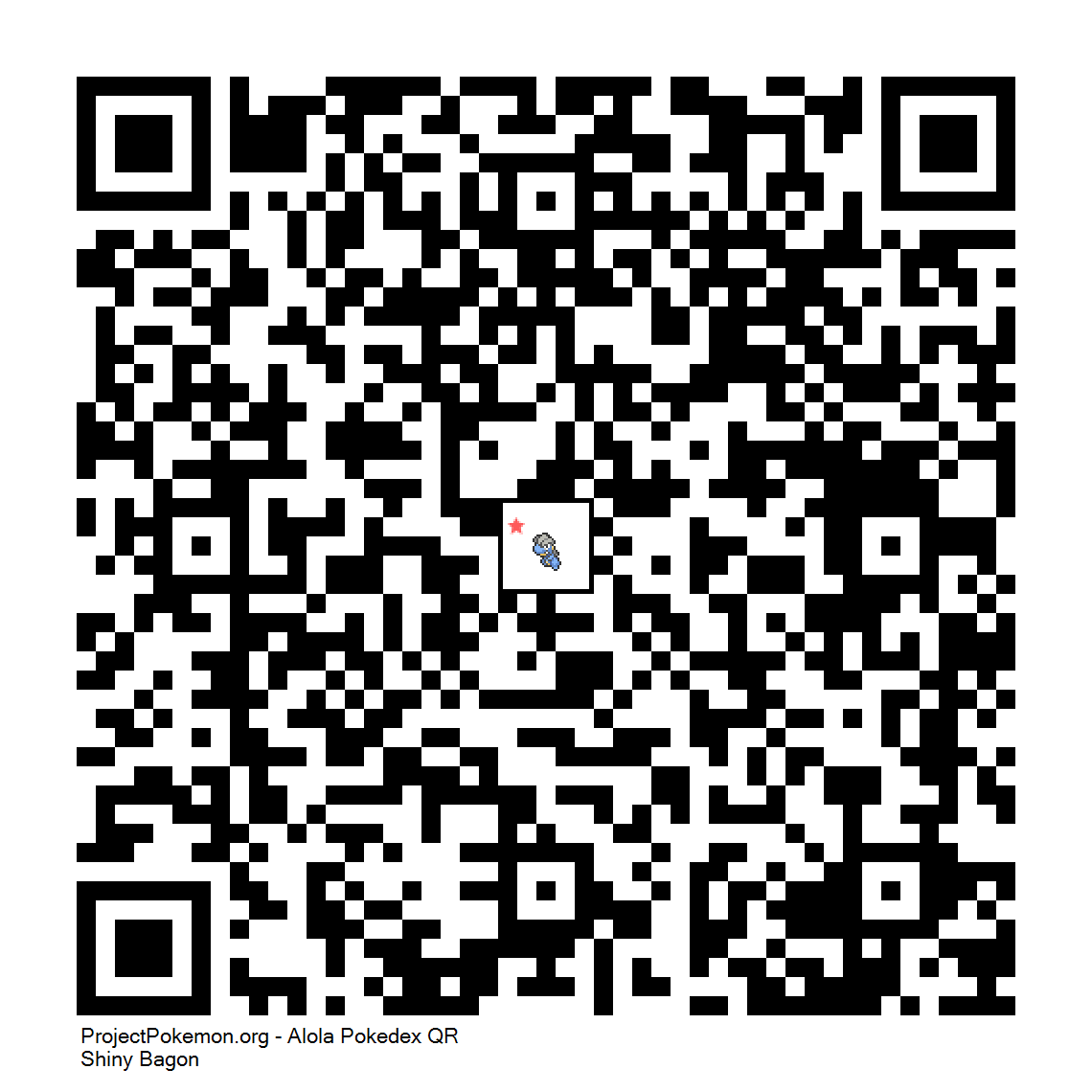 Cdigo QR de Bagon variocolor